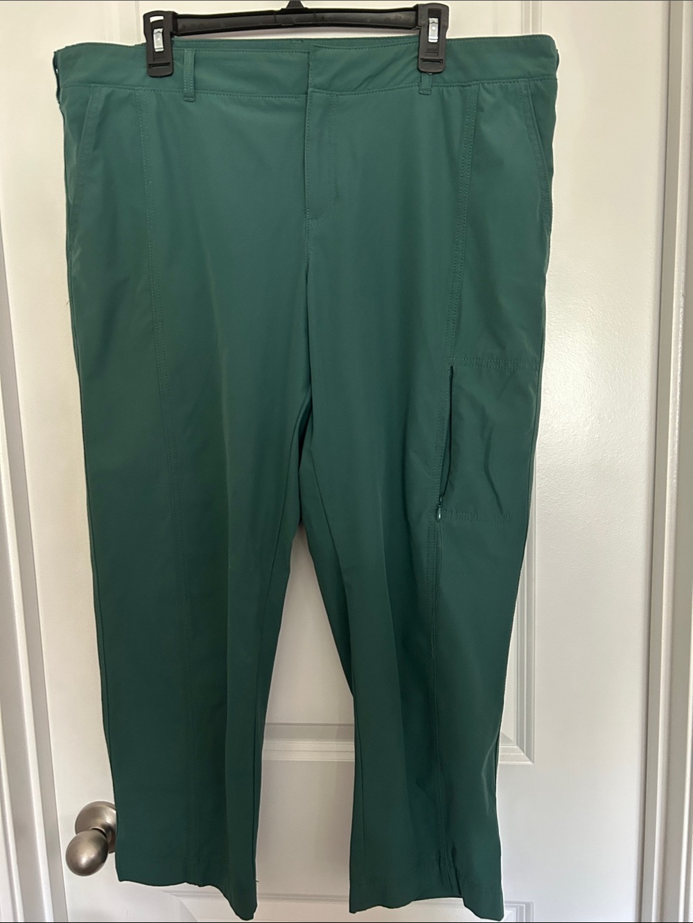 Men's Green Performance Stretch Pants